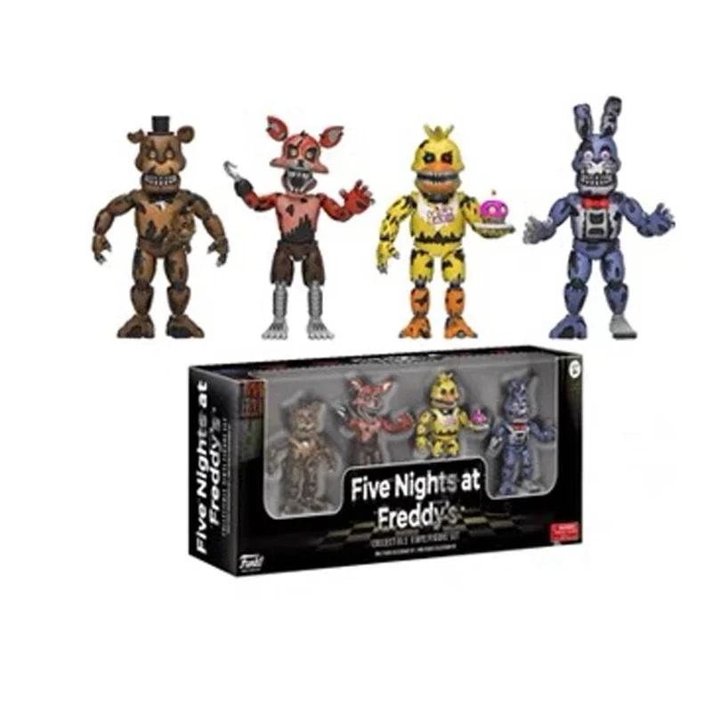 Fnaf Bear Midnight Harem Five Nights Joint Movable Detachable Game Action Figure At Five Nights Security Breach Miniature Kids Plaything