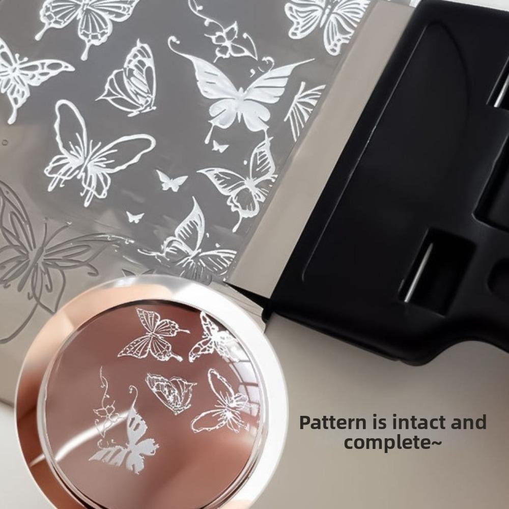 Flower Lace Nail Stencil 3D Lace Nail Stamp Template New Nail Printing Stencils for DIY Nail Art