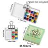 10/21 Grid Watercolor Paint Palette Mini Travel Painting Tray DIY Empty Paint Box  Artist