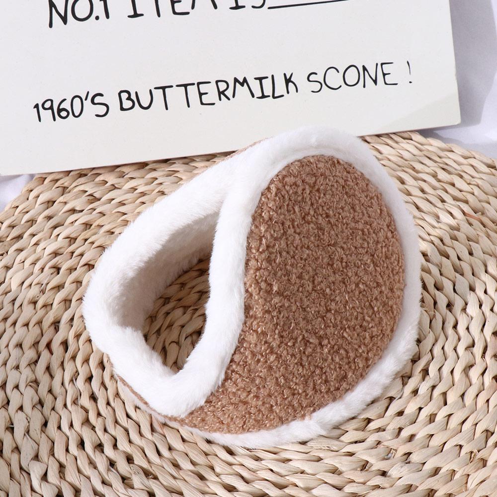 Soft Cute Female Male Anti-Wind Adult Outdoor Folding Ear Cover Plush Earmuffs Ear Warmers Earcap