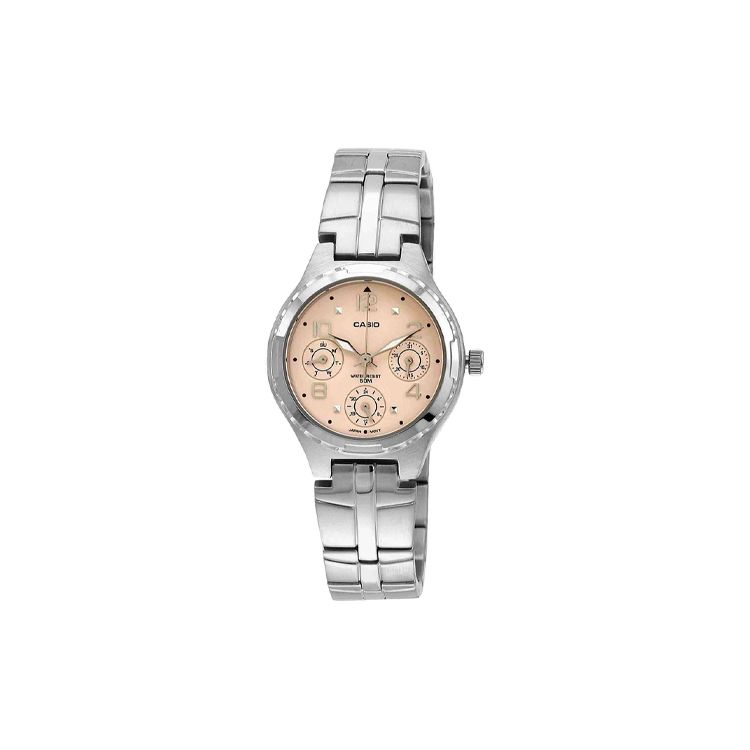 

Casio Standard Series 50M Water Resistant Quartz Watch Stainless Steel Band Pink Dial Women watches LTP-2064A-4AV Pink Watch Dial