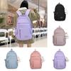 Large Capacity Lightweight Nylon Backpack For Girls High School College Students Ins School Bag