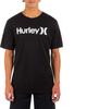 T-shirt Nera Hurley da Uomo Everyday Washed One and Only tinta unita Taglia L Unisex