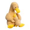 Duck Doll Plush Toy Mother And Son Stuffed Animal Pillow Duck Themed Parent-child Toy Funny Room Decor