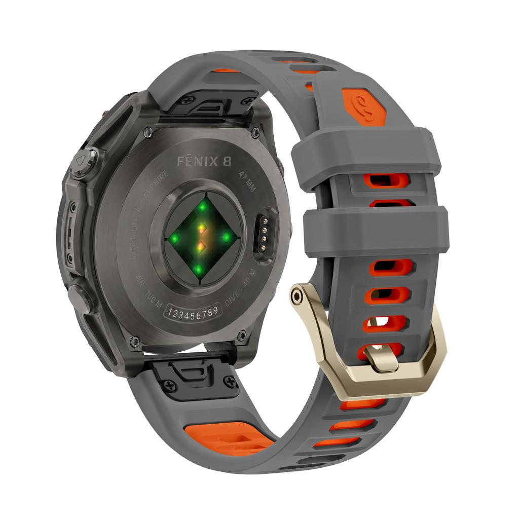 Cinturino Quick Fit da 22 mm 26 mm per Garmin Fenix 9 8 7 Pro 51 mm 6X 5 Venu 3 Tactix Braccialetto in Silicone Traspirante Correa Fenix 7X Band