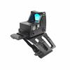 APLUSGEAR Universal Handgun Combination Set, RMR-Type Replica Side-Operated Reflex Red Dot Sight and Mounting Base [Parallel Import]