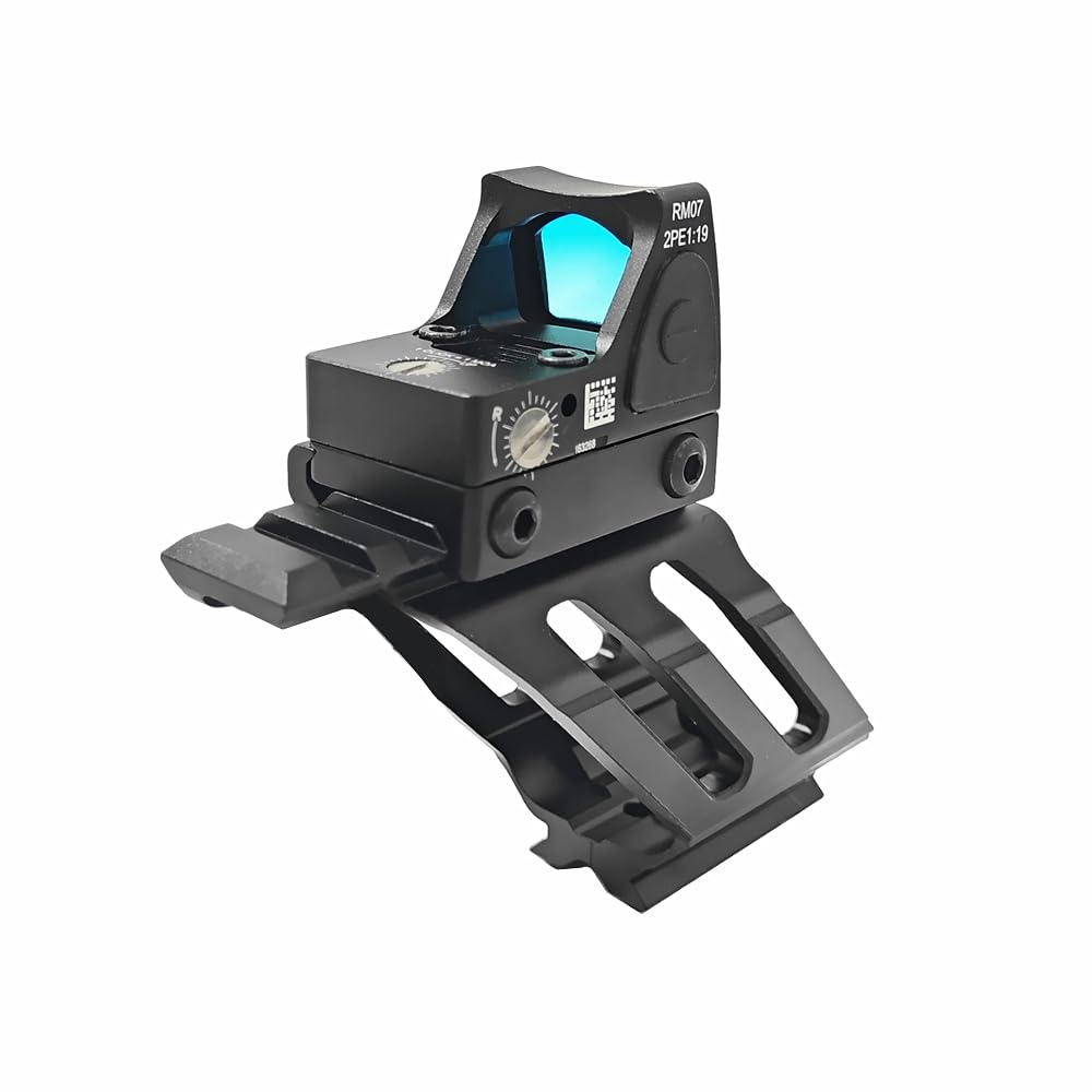 APLUSGEAR Universal Handgun Combination Set, RMR-Type Replica Side-Operated Reflex Red Dot Sight and Mounting Base [Parallel Import]