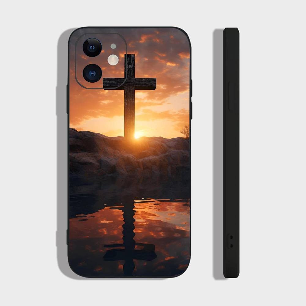 Bible Verse Jesus Christ Christian For Iphone 17 Air 16 Pro Max 15 14 13 Full Cover Anti-Shock MagSafe Cover