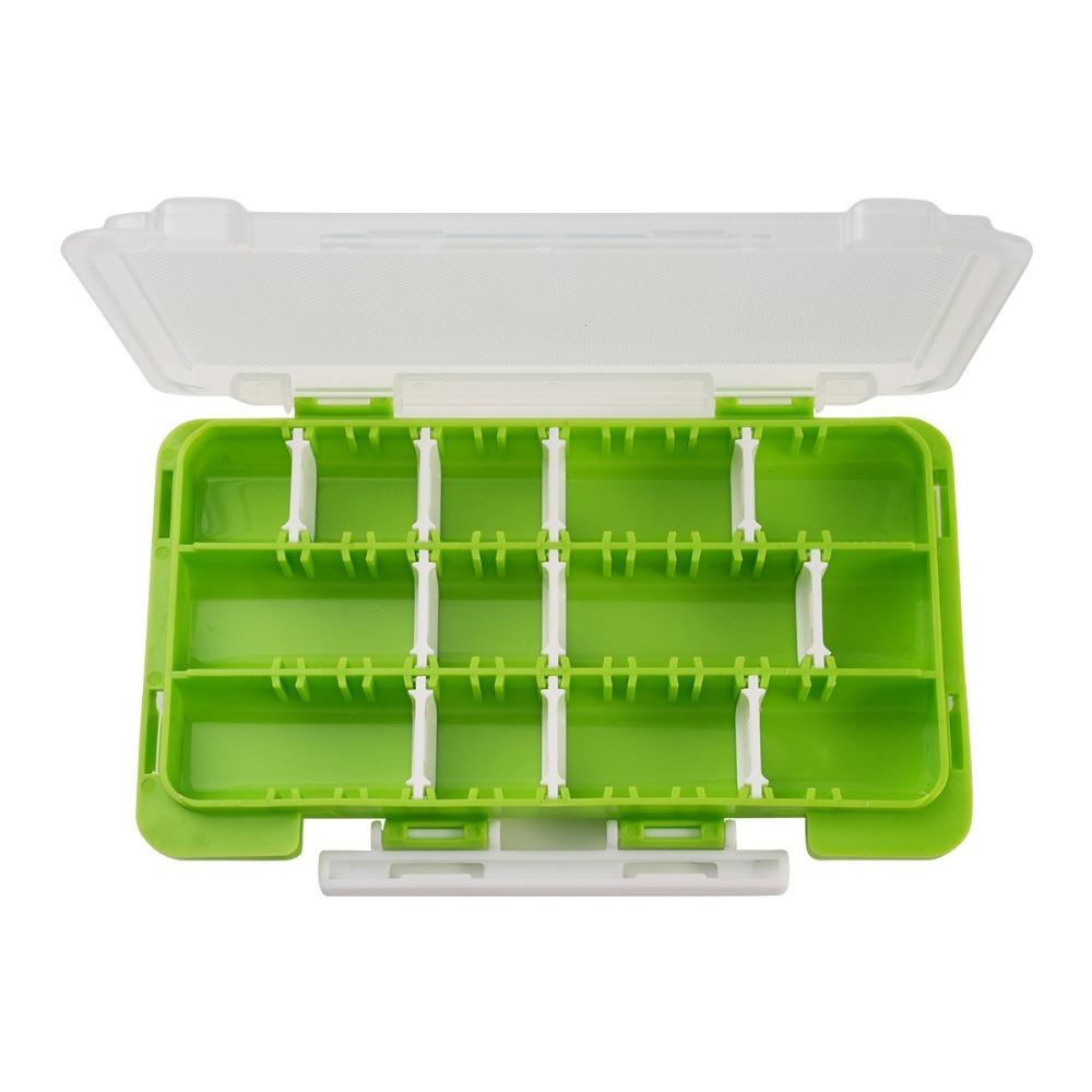 Double Side Fishing Tackle Box Assembled Design Spinner Lure Fishing Accessories Storage Box Fake Bait Box Carp Fishing