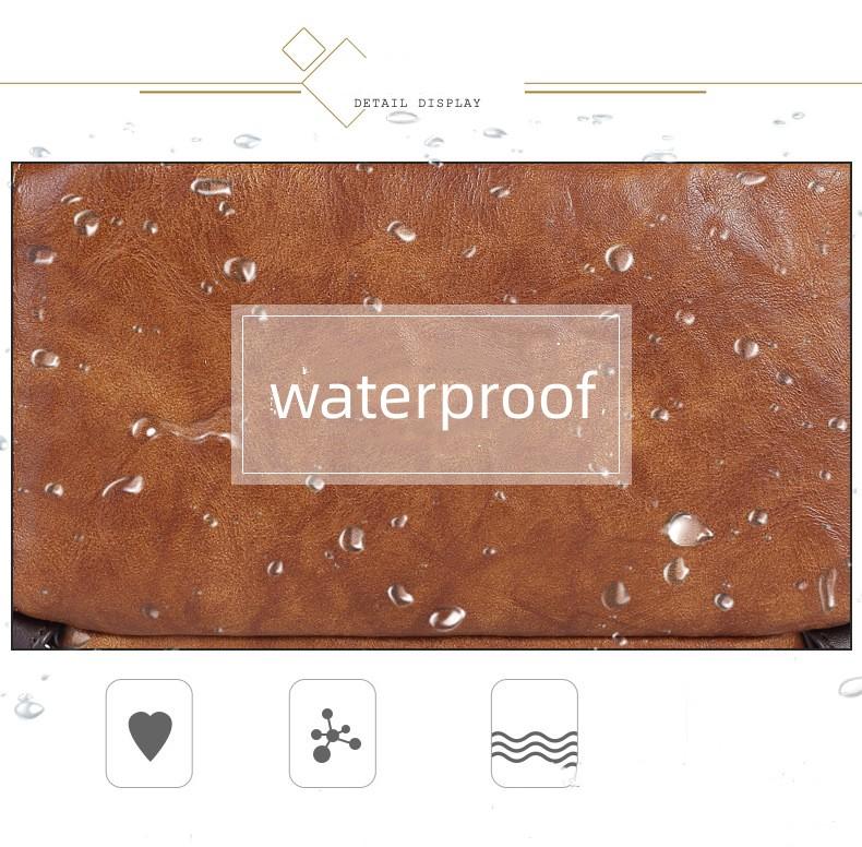 Women's Backpack Multifunctional and Fashionable, Paired with Genuine Leather Shoulder Bag, Diagonally Crossed, Hand-held, Retro Single Shoulder