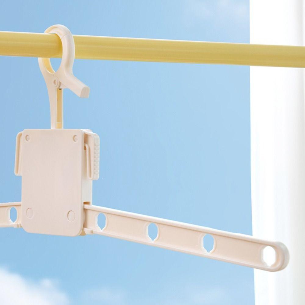Windproof Clothes Hanger 8-Hole Portable Hanger Durable Laundry Drying Rack Home & Travel