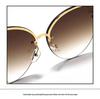 Women's Korean Style Cat Eye Sunglasses, UV Protection, Comfortable Metal Frame, High-End Feel, Polarized Lenses.
