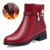 Winter Women Boots for Women Boots Keep Warm Ankle Boots Low Heels Women Winter Shoes Boots Plus Size 35-43