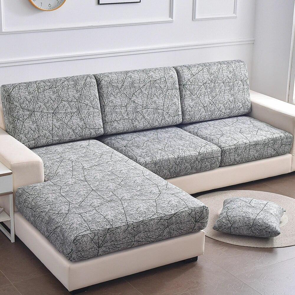 Printed Sofa Slipcover Soft Non-slip Stretch Sofa Cover for Living Room Bedroom Office Home Decor Pets Kids Furniture Protector