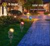 RGB Solar Lawn Spotlights - Outdoor LED Landscape Lights for Courtyard & Trees