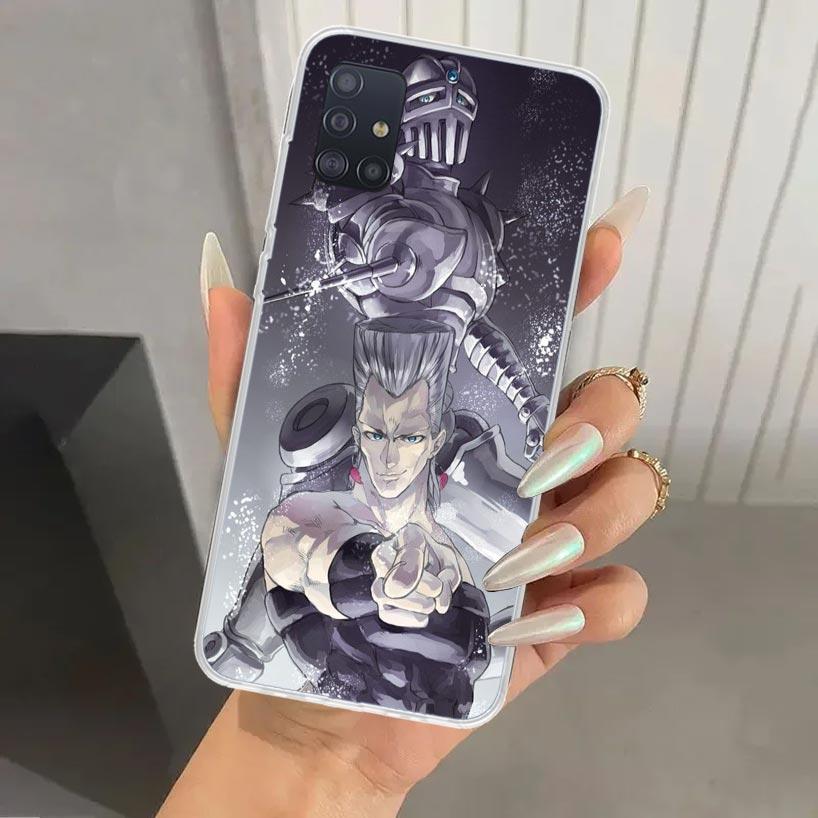 JoJo Bizarre Adventure Phone Case for Samsung Galaxy A52 A32 A22 A12 A02S A50S A30S A10S Note 20 Ultra 10 Plus S10 A31 A20 A71 A