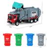 Cadywell 1:24 Garbage Sorting & Disposal Truck Model Toy, Alloy Material