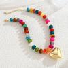 1Pcs Chunky Summer Beach Statement Jewelry Gifts Boho Colorful Acrylic Beaded Choker Necklace For Women