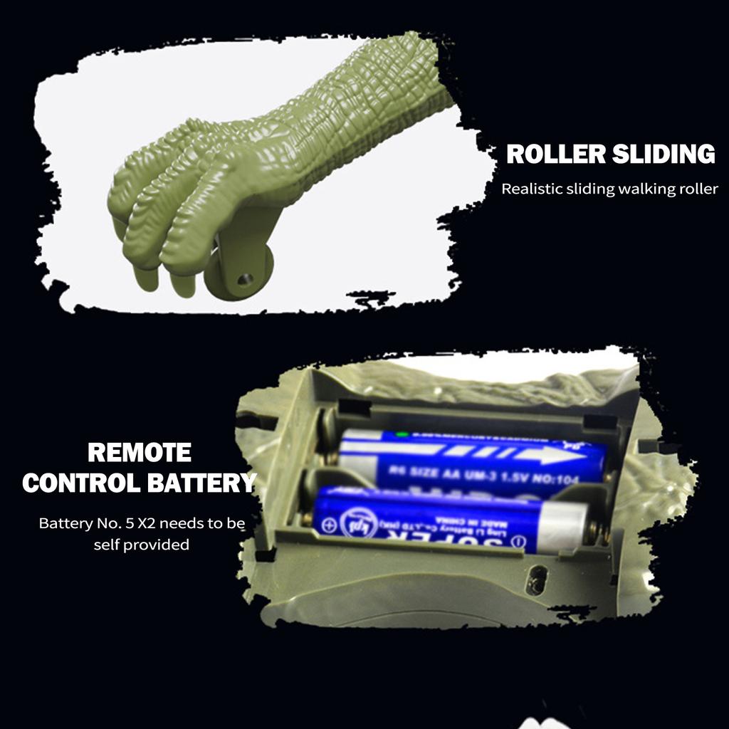 Remote Control Dinosaur Five Channel Simulation Electric Sound And Light Model