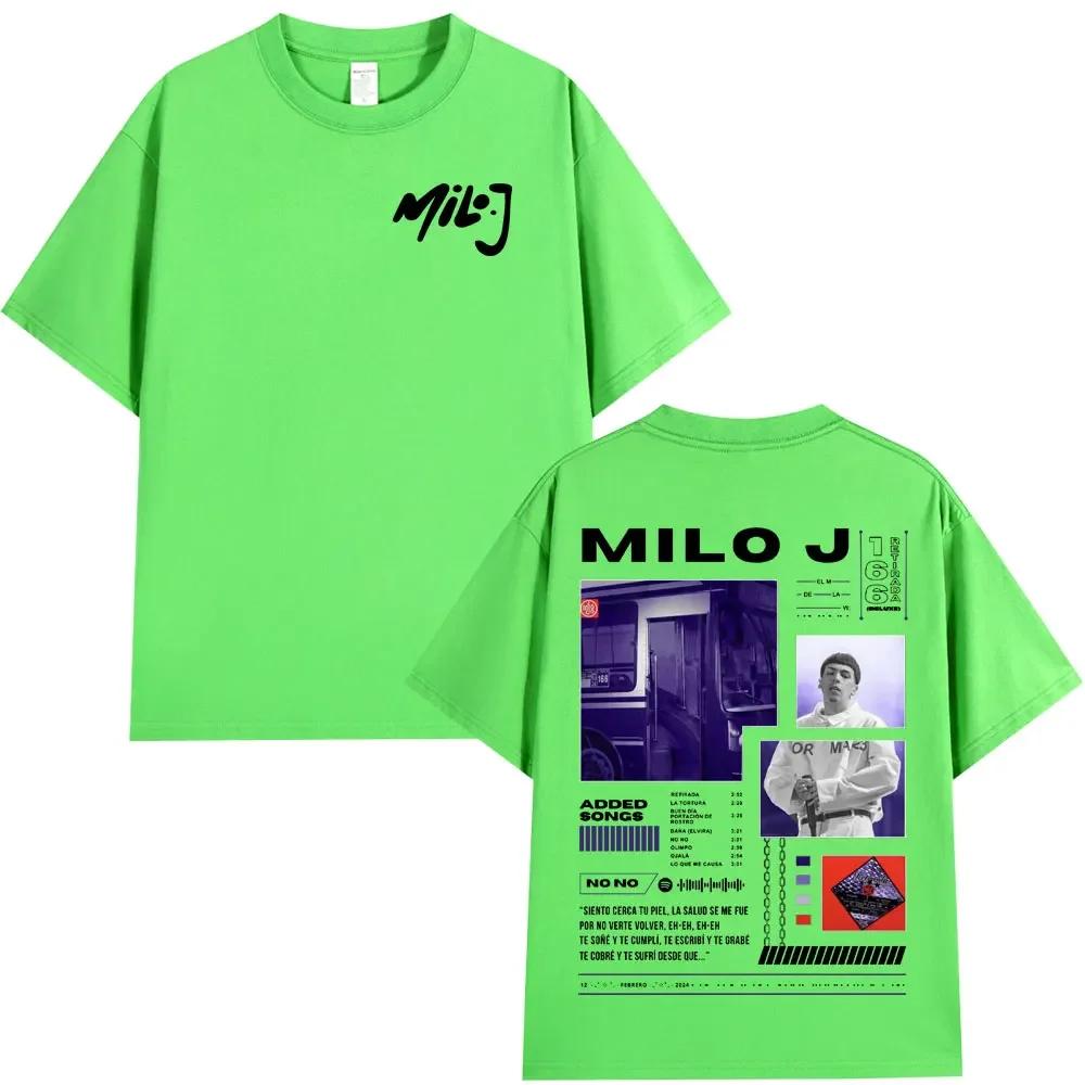 Rapper Milo J 166 Album T Shirt Unisex Unisex Fashion Hip Hop Tshirt 100 Cotton Casual Oversized Short Sleeve Tshirts Streetwear