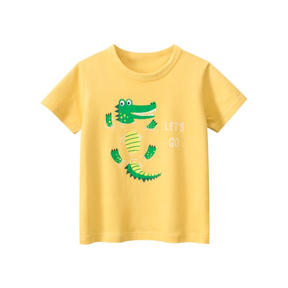 2025 Sommer Kinder Jungen Kurzarm Grafik T-Shirts Cartoon Gedruckt Kleinkind Jungen Oberteile 2-8 Jahre Kinder Baby Jungen T-Shirts Kleidung