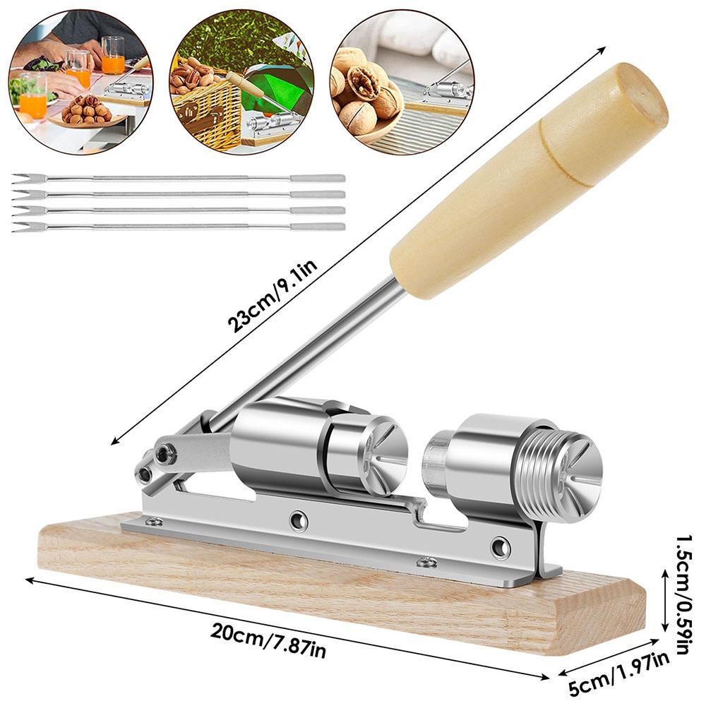 

Nut Sheller Nutcracker Nut Tongs Walnuts Adjustable Manual Walnut Open Tool Macadamia Opener Peeling Machine for Pecans Almonds