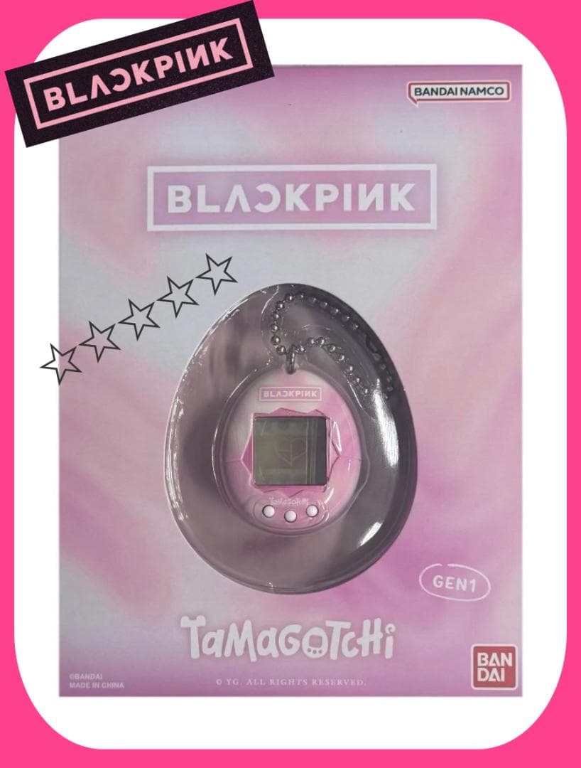 

[USED] Korea-exclusive BLACKPINK original Tamagotchi collaboration Black Pink