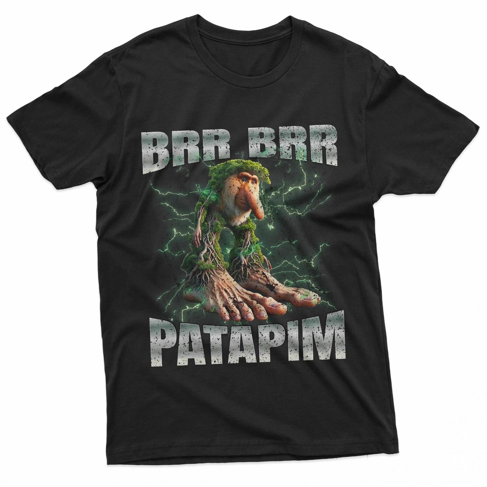 Brr Brr Patapim 100% Cotton T-shirt Mens Tees Top 2XL