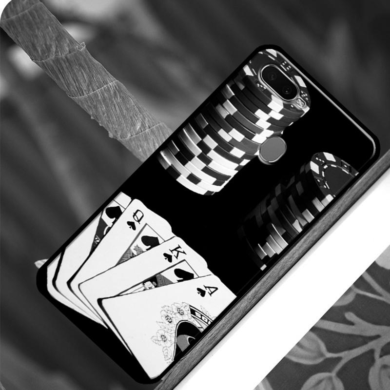 Las Vegas Casino Poker Case For OPPO A83 A91 A93 A1K A15 A3S A54 A74 A94 A5 A9 A31 A53 A52 A72 A53S Back Cover