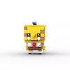 Domestic Building Block Compatible With Spongebob Squarepants Series Square Head Boy Children'S Educational Diy Assembly Set Gift