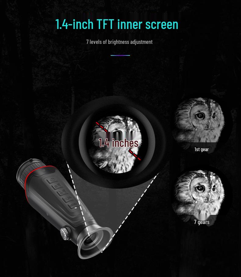 New 4K HD Tactical Infrared Night Vision Monocular with 8x Zoom