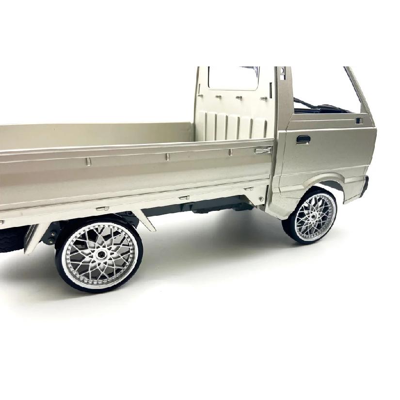 4pcs/set High-quality Plastic Drift Tires Bald Tyres Wheel Hub Kits for WPL D12 D42 RC Truck Modification Parts Children Toys