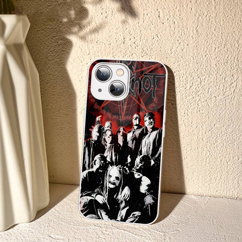Band Cool-S-SlipknotS-S Tempered Glass For Iphone 14 13 12 11 Pro Mini XS MAX 14Plus X XS XR Cover