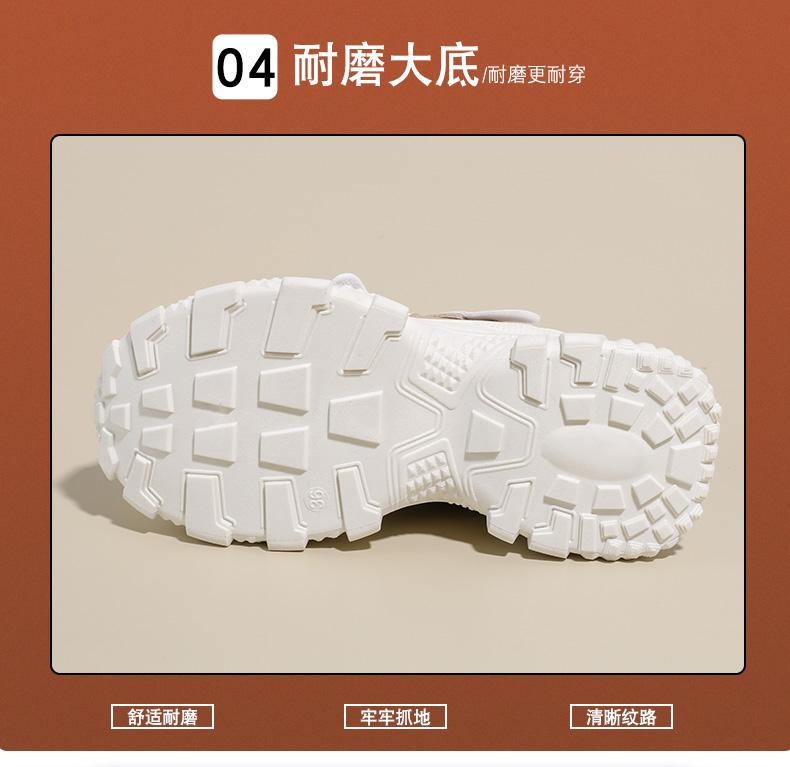 Spring and summer girls' double mesh thick soled dad shoes