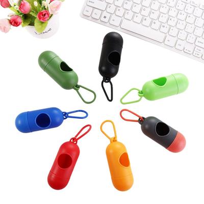 Katzenklo-Beutel mit Karabinerhaken Müllbeutel-Etui Halter Aufbewahrungsbox für Tierabfälle Hundekotbeutel-Spender Haustierabfallbeutel-Halter