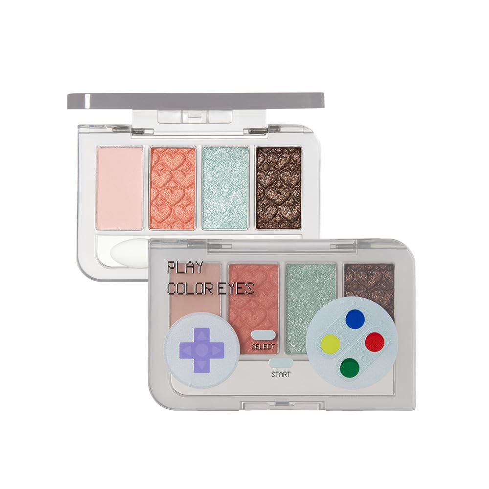 

Палитра теней для век ETUDE Play Color Eyes Mini Dear My Kiss, блестящие матовые тени Heisei Retro, 1 шт. [Etude Official] Glamour/4