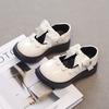 Kids Heart Pearl Bow Decor Non Slip Platform Mary Jane Shoes