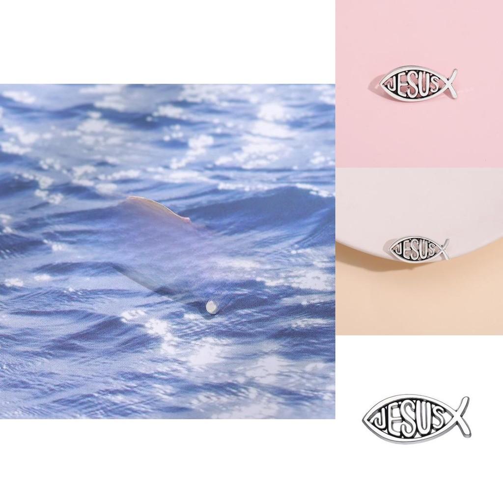 Unique Stylish And Fish Design Badge Brooch Pin Perfect For Adding Flair To Outfit Any