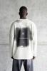 Herren Longsleeve Oversize Hoodie mit Wolkeneffekt 87 - Kosmisch Grau