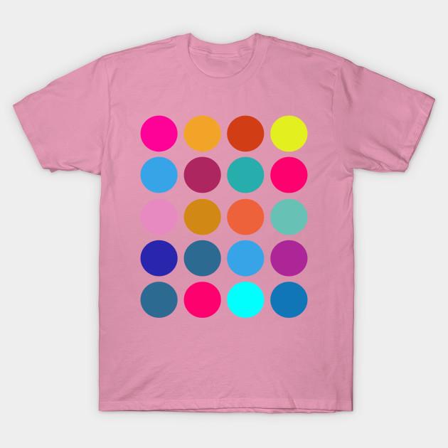 T Shirt Women Colorful Dots Harajuku Print Kawaii Tshirt Summer Short Sleeve Female T-Shirt Top Tee