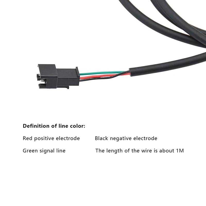 1 Piece Electric Bicycle Accessories 6/12-Magnetic Double Hall Sensor Sm Plug Pedal Assist Sensor