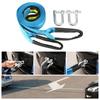 High Tensile Car Towing Belt Safety Towing Strap Emergency Towing Rope High Visibility Towing Enhances Safety Features