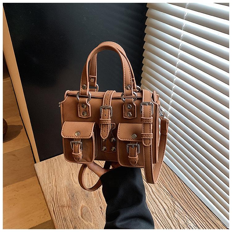 Spice Girl Locomotive Wind Handbag Women's New Trend Versatile Messenger Bag Personalized Shoulder Bag