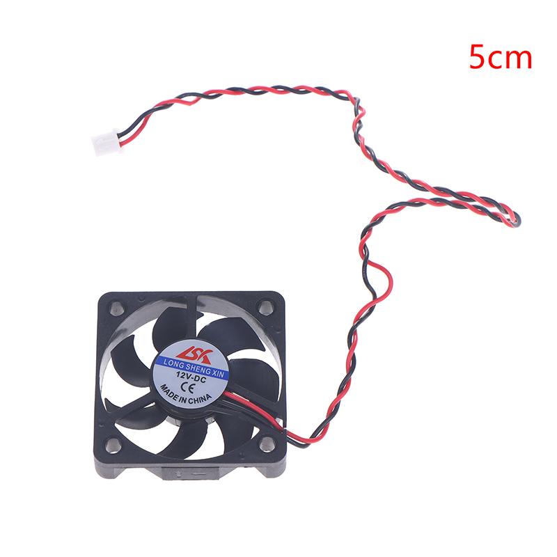 5V/12V/24V Cooling Turbo Fan Brushless 3D Printer Parts 2Pin For Extruder Dc Cooler Blower Part Black Plastic Fans