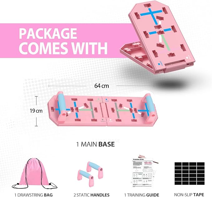 Fitness Push Up Board for Chest Abdominal Training Home Gym Equipment with Exercise Bars Functional Body Workout