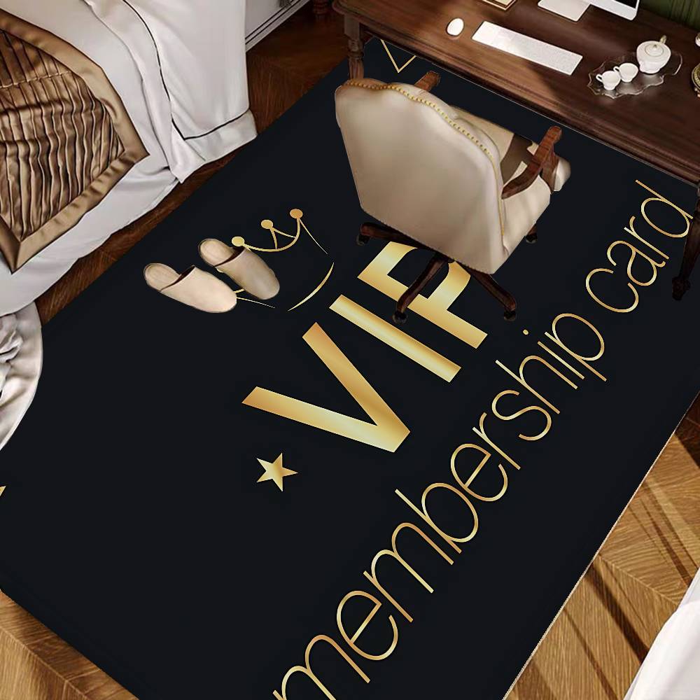 Laser VIP Room Mats Anti-slip Absorb Water Long Strip Cushion Bedroon Mat Household Carpets