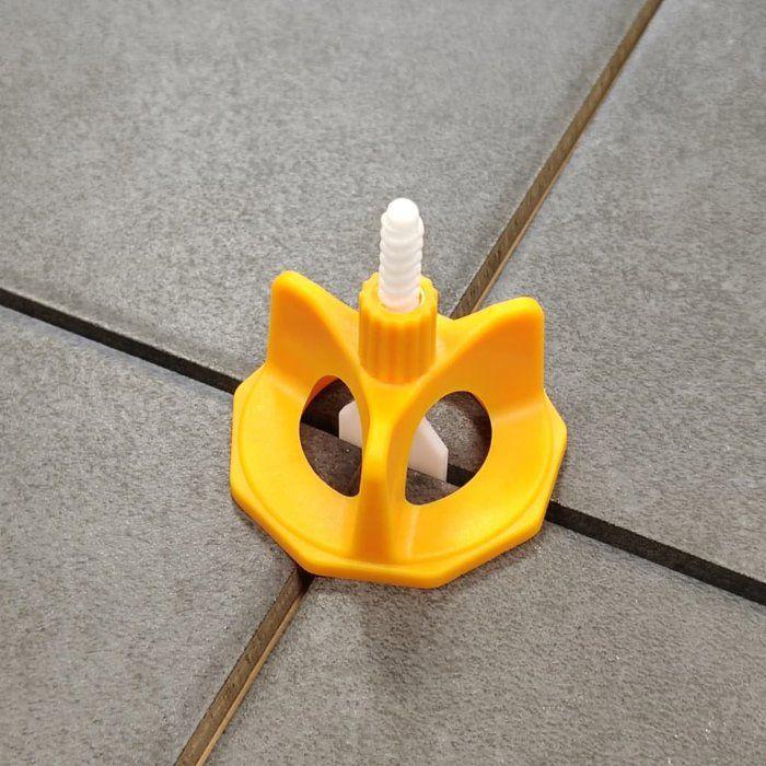 Système de nivellement carrelage, 100 capuchons réutilisables, pose facile