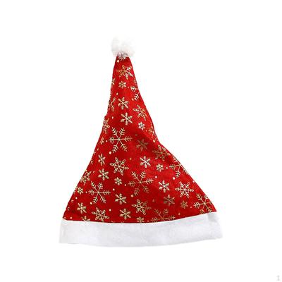 Snowflake Christmas Hat Cap Headgear Men Women Cosplay Costume Accessories Santa for