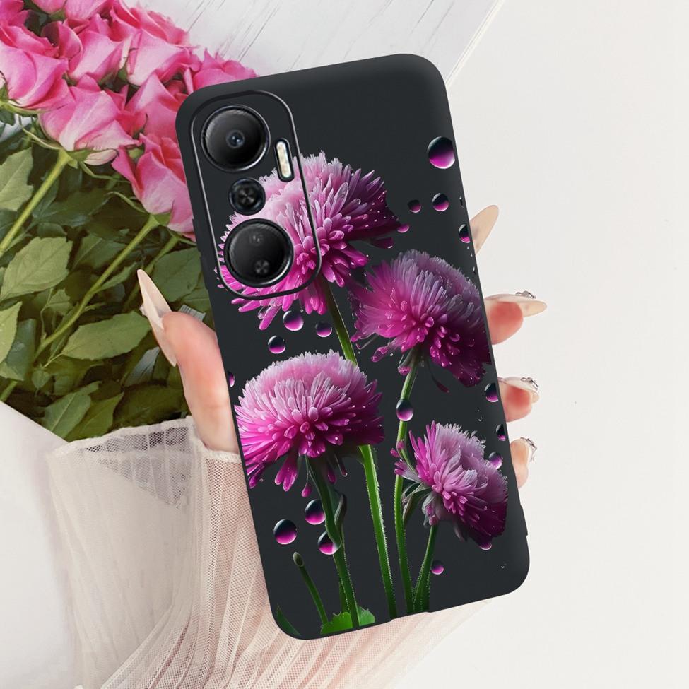 Case For Infinix Hot 20 4G Cover Cute Cat Fashion Butterfly Painted Casing For Infinix X6826 X6826B X6826C