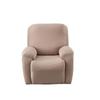 Twill Grid Elastic Recliner Cover Single Sofa Cover All-Inclusive Rocking Chair Cover Protective Cover Thickened Leisure Chair Cover